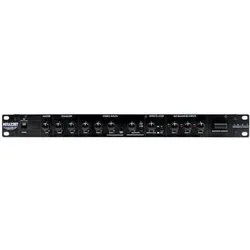 ART Audio ART MX622BT 6-Kanal-Stereo-Mixer mit XLR Kabel, Mischpult, Schwarz
