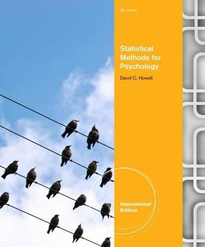 Howell, David C. - Statistical Methods for Psychology, International Edition - Preis vom 30.09.2026 09:01:18 h