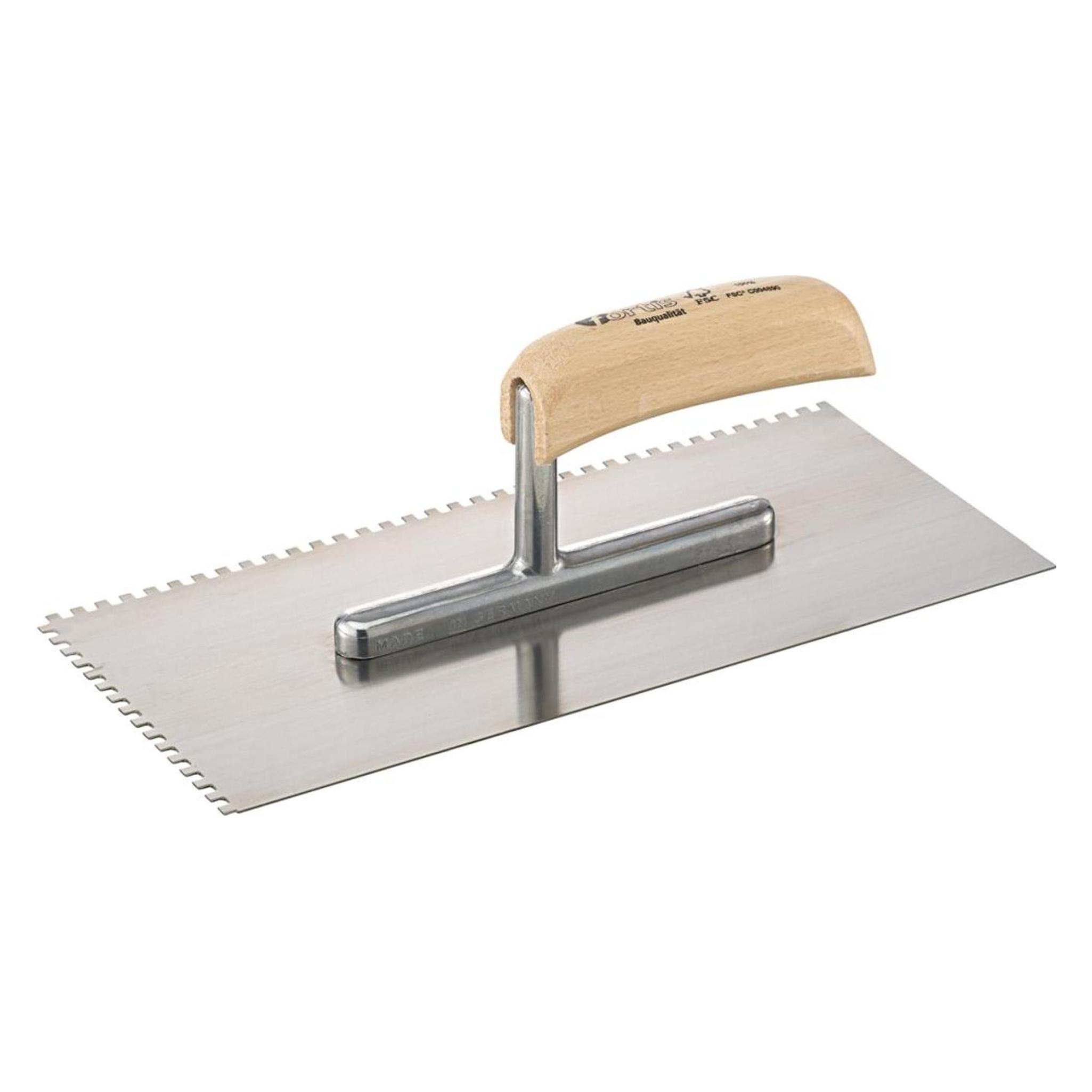 Magni Glättekelle 280x130mm gezahnt 4x4mm FORTIS Bau (28 cm) (4063726006509)