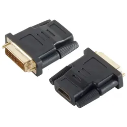 Adapter HDMI-Buchse / DVI-D (24+1) Stecker verg.