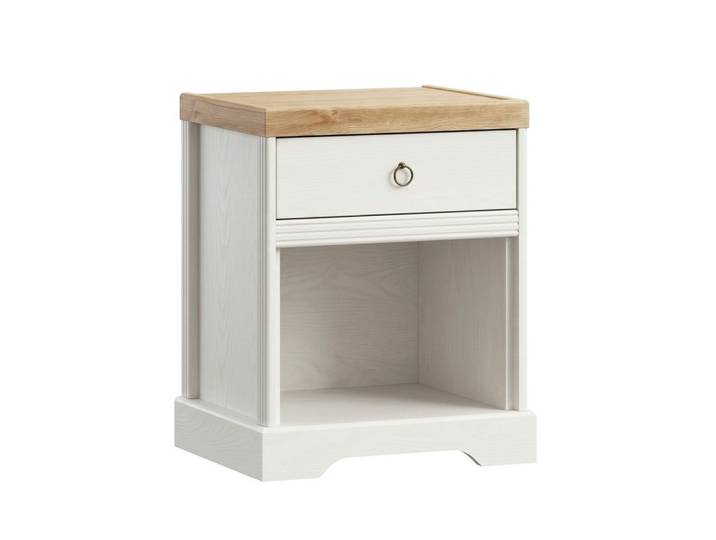 ROYAL24_MARKT Nachttisch Bellmont Stilvoller mit Schublade im Landhausdesign (Nachttisch, Premium - Bellmont), Beste – Klassisch – Zeitlos