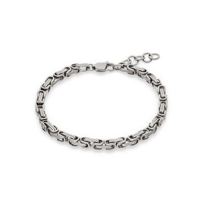 Armband S.OLIVER, silber (edelstahlfarben), Armbänder, Herren, 22cm, Edelstahl, Armband