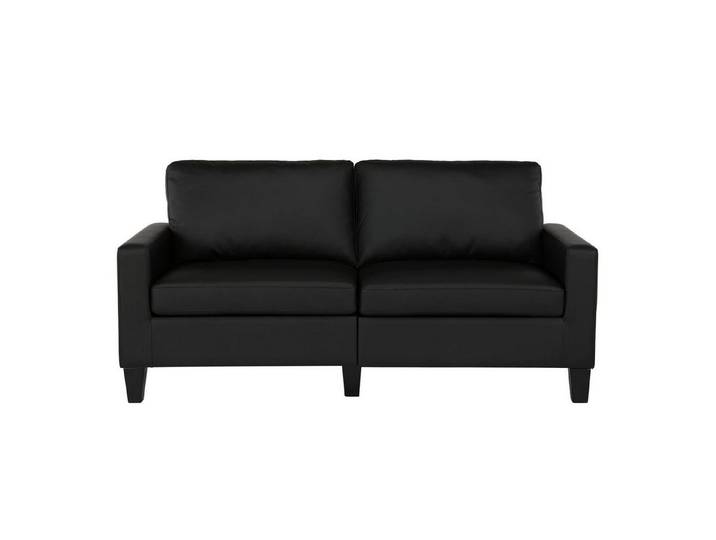 loft24 Sofa Rylie - Couch Polstermöbel, 3-Sitzer Couch, Bezug in Lederoptik, Länge 180 cm