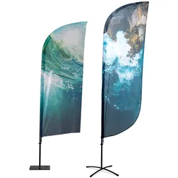 Beachflag Alu WindForm 465cm Gesamthöhe