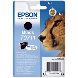Epson Original T0711 Gepard Druckerpatrone - schwarz (C13T07114012)