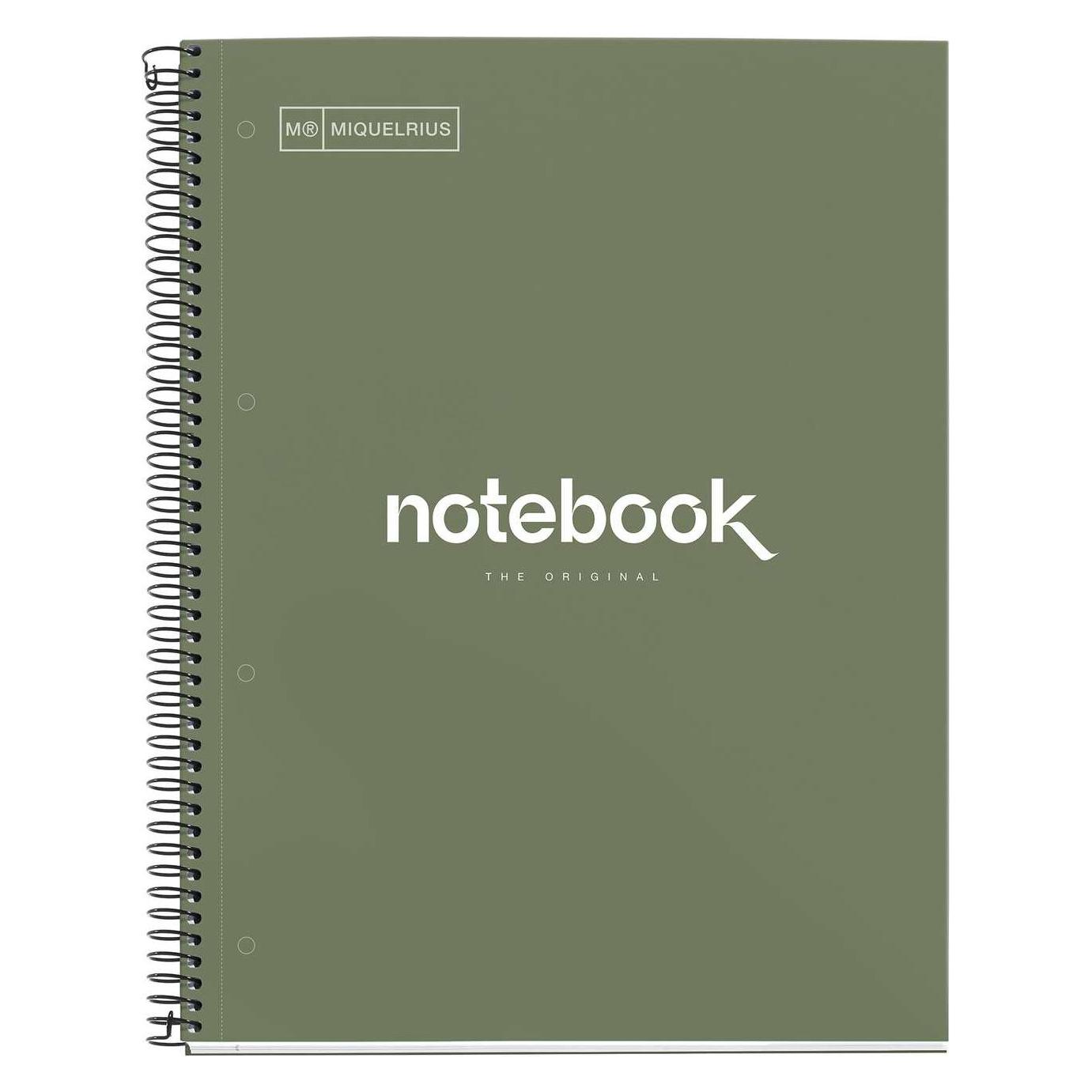 Maul motions NB1 Green A4 SQU. 90G Khaki (Speditionsversand) (A4, Harter Einband) (A460459)