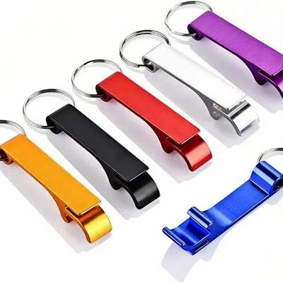 Uplift Essentials Multi Color Aluminum Bottle Opener Keychain purple