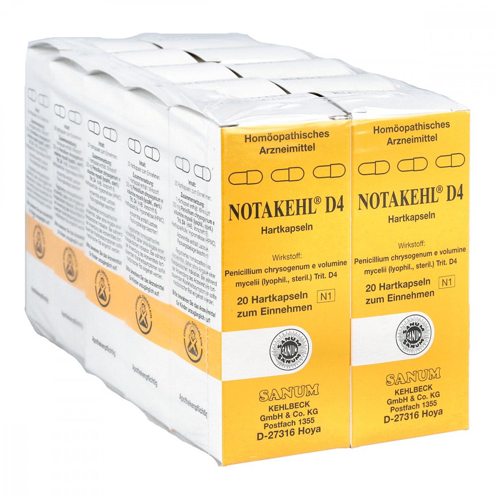 SANUM-KEHLBECK GmbH & Co. KG Notakehl D4 Kapseln 04383239