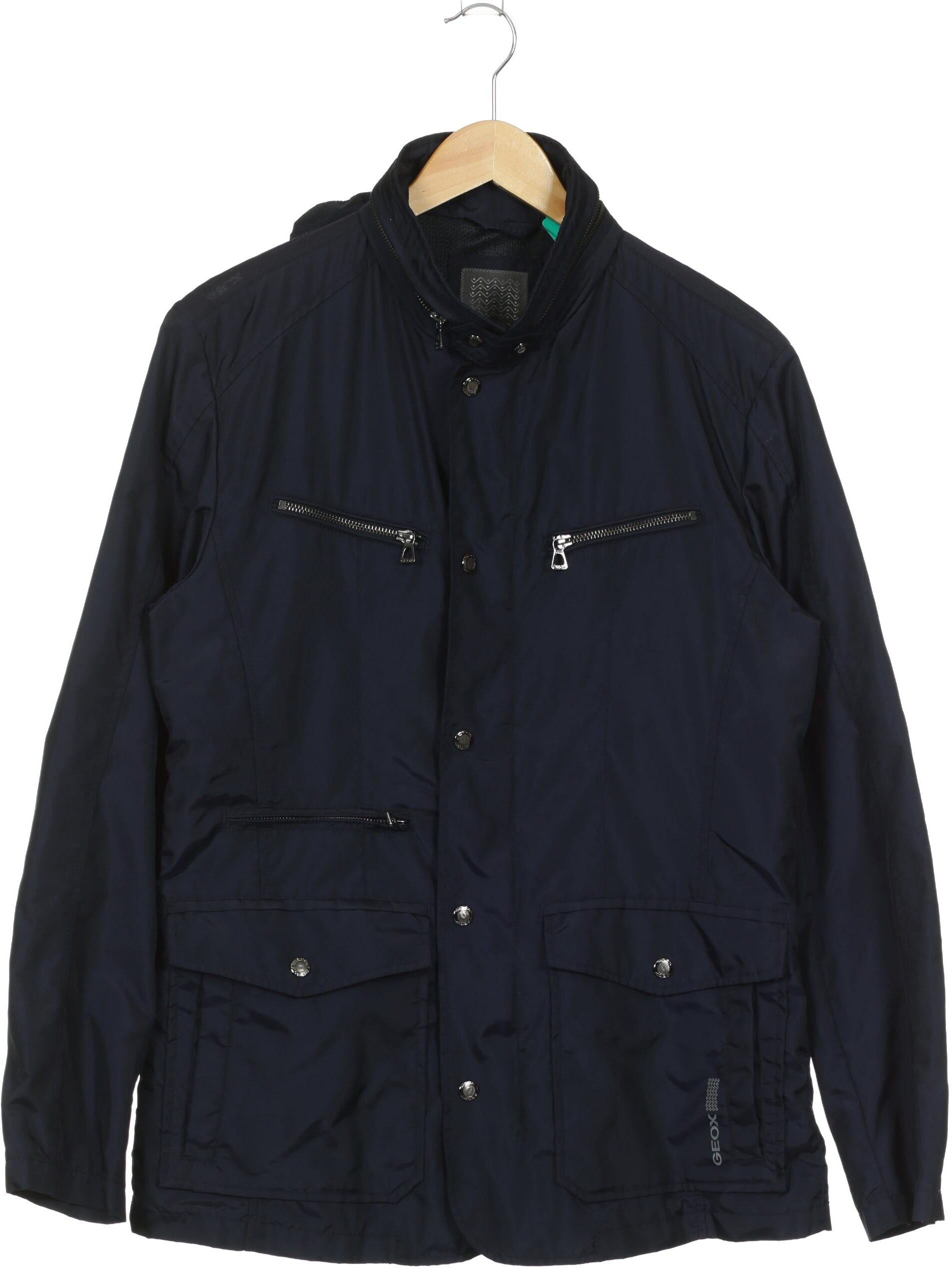 Geox Herren Jacke, Marineblau, Gr. EU 50, Synthetik - Second Hand