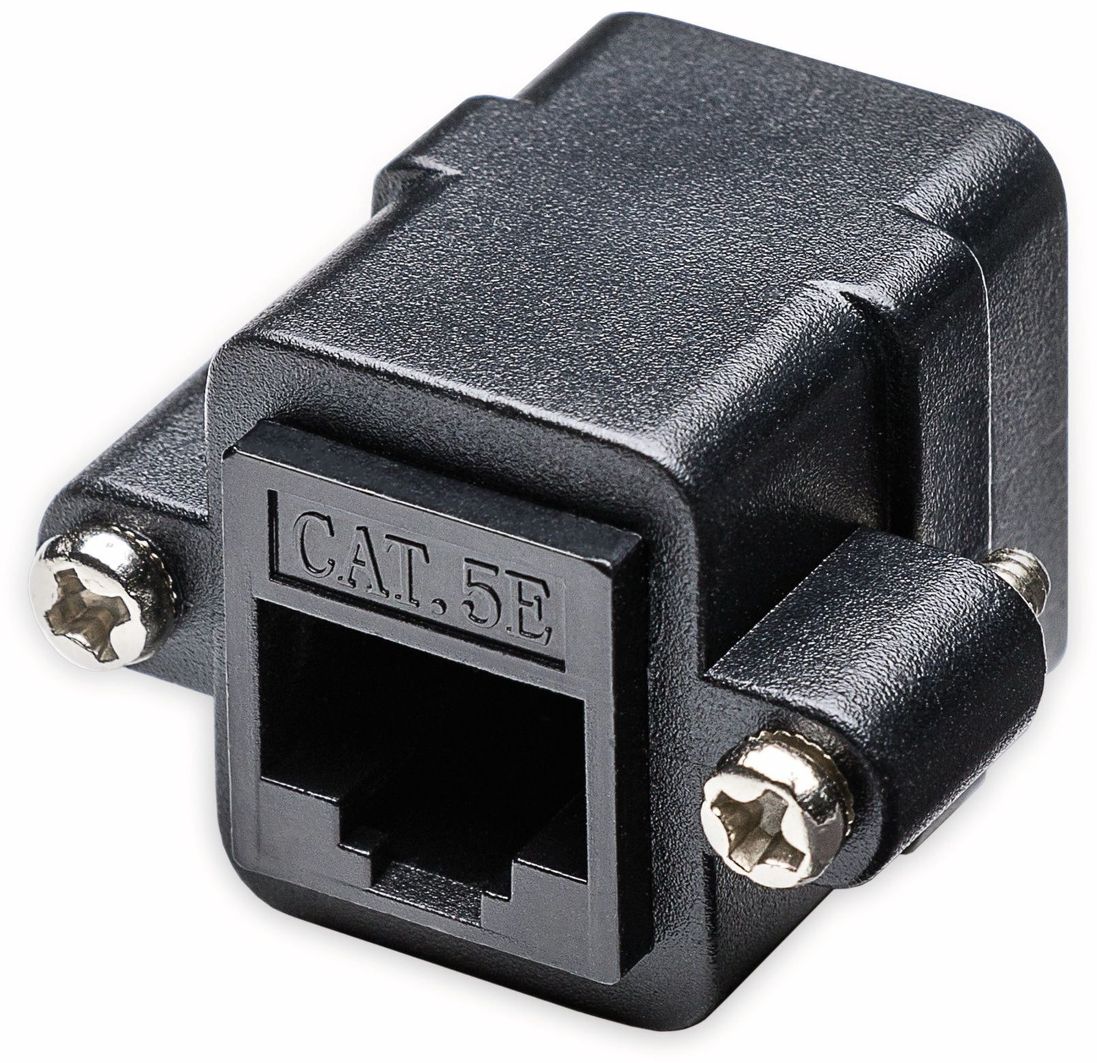 Goobay RJ45 modulaire koppeling met montageflens CAT 5e
