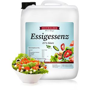 Feinwälder Essigessenz 25% Säure, 5 Liter