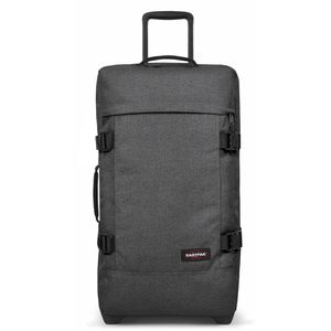 Eastpak Koffer Tranverz M Black Denim, dunkelgrau, Weichschale 2 Rollen, 78 Liter, 35,5 x 67 x 30cm