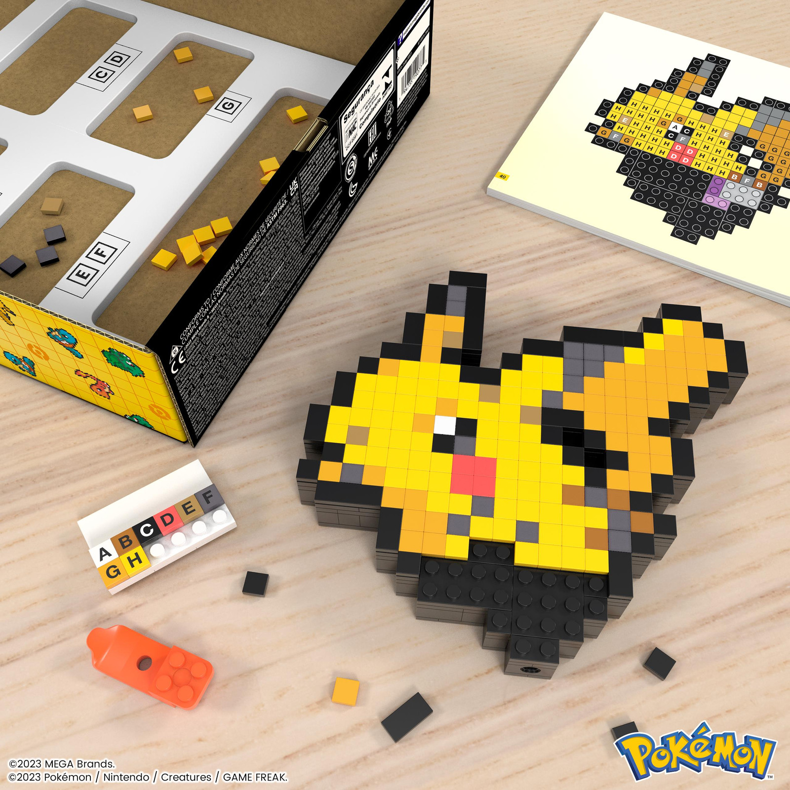 MEGA Pokémon Pikachu Bouwset voor verzamelaars met 400 onderdelen