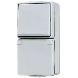 Jung WG 600 - SCHUKO-Steckdose mit Wechselschalter