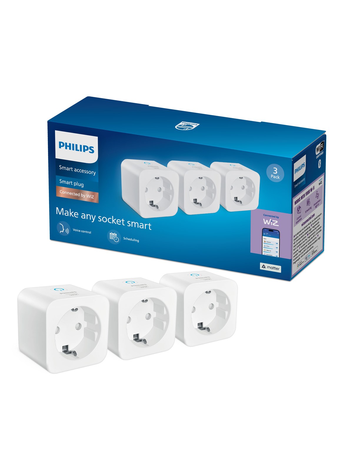 Philips Smart Lighting Smart Plug 3er-Pack