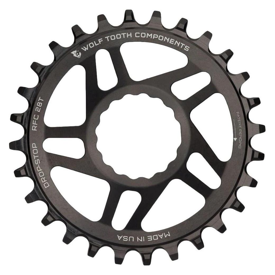 Wolf Tooth Race Face Chinch Direct Mount Kettenblatt, Standard 49mm, 32 Z., black (32) (RFC32)