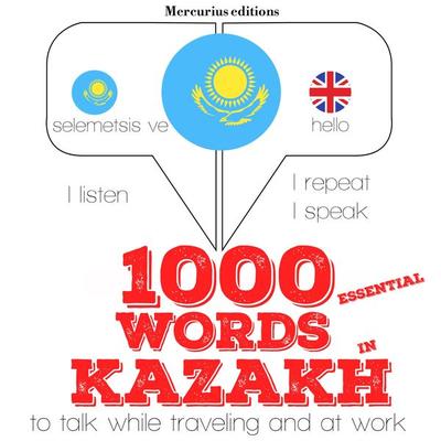 1000 essential words in kazakh - JM Gardner, Audio, 9782821120440
