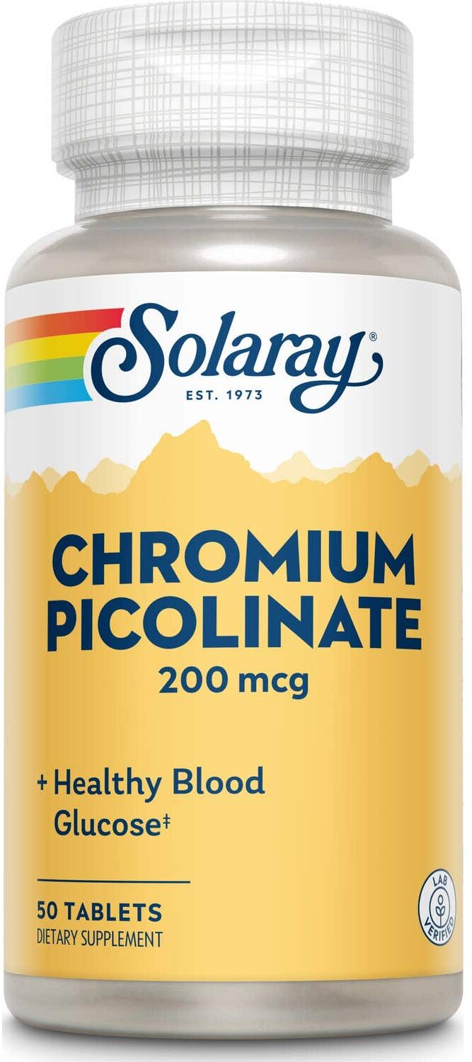 SOLARAY Chromium Picolinate 200 50 tabletas