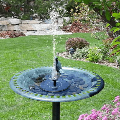HomeDecorAndMore LLC Solar Fountain For Bird Bath Solar Fountain For Bird Bath