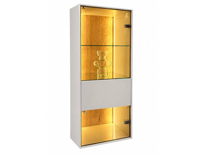 Highboard 53x142cm 'Milano' MDF creme/Wildeiche