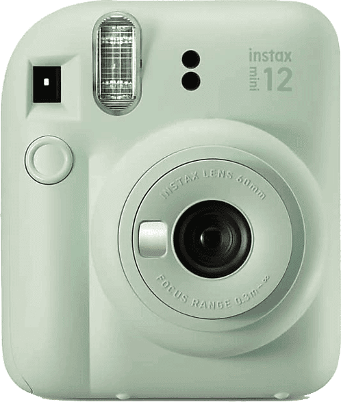 Cámara instantánea - Fujifilm Instax Mini 12, 62× 46 mm, Flash, Verde menta