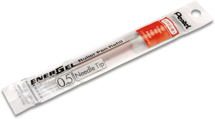 Pentel 12 LRN5 Gelschreiberminen rot