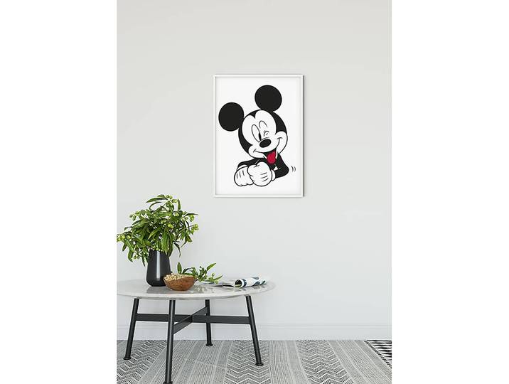 Wandbild Mickey Mouse Funny 50 x 70cm Multicolor