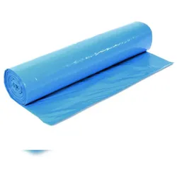 Plock GmbH Müllbeutel Funny - 250 Abfallbeutel - blau - ca. 120 L - Müllsäcke Typ 60