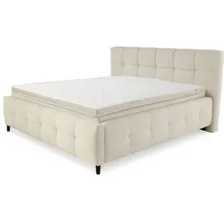 Polsterbett HARPER JACA (LF 180x200 cm) - Bezug: Stoff - LF 180x200 cm