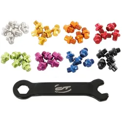 CONTEC Pedal Pins Aluminium 20 Stück farbig 7g