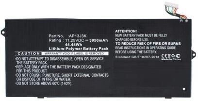 CoreParts MBXAC-BA0039 Replacement Battery for Acer Chromebook 11 C740 Series, 11.25V 3400mAh 44.43Wh Li-Pol, Black