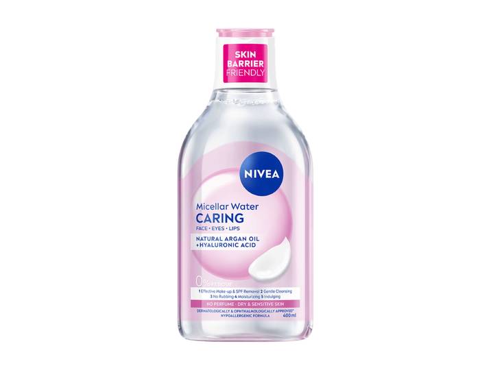 NIVEA Essentials Verzachtend &amp; Verzorgend Micellair Water - Droge huid - Amandelolie - Aminozuren - Make up remover - Reinigingswater - Cleanser - 400 ml
