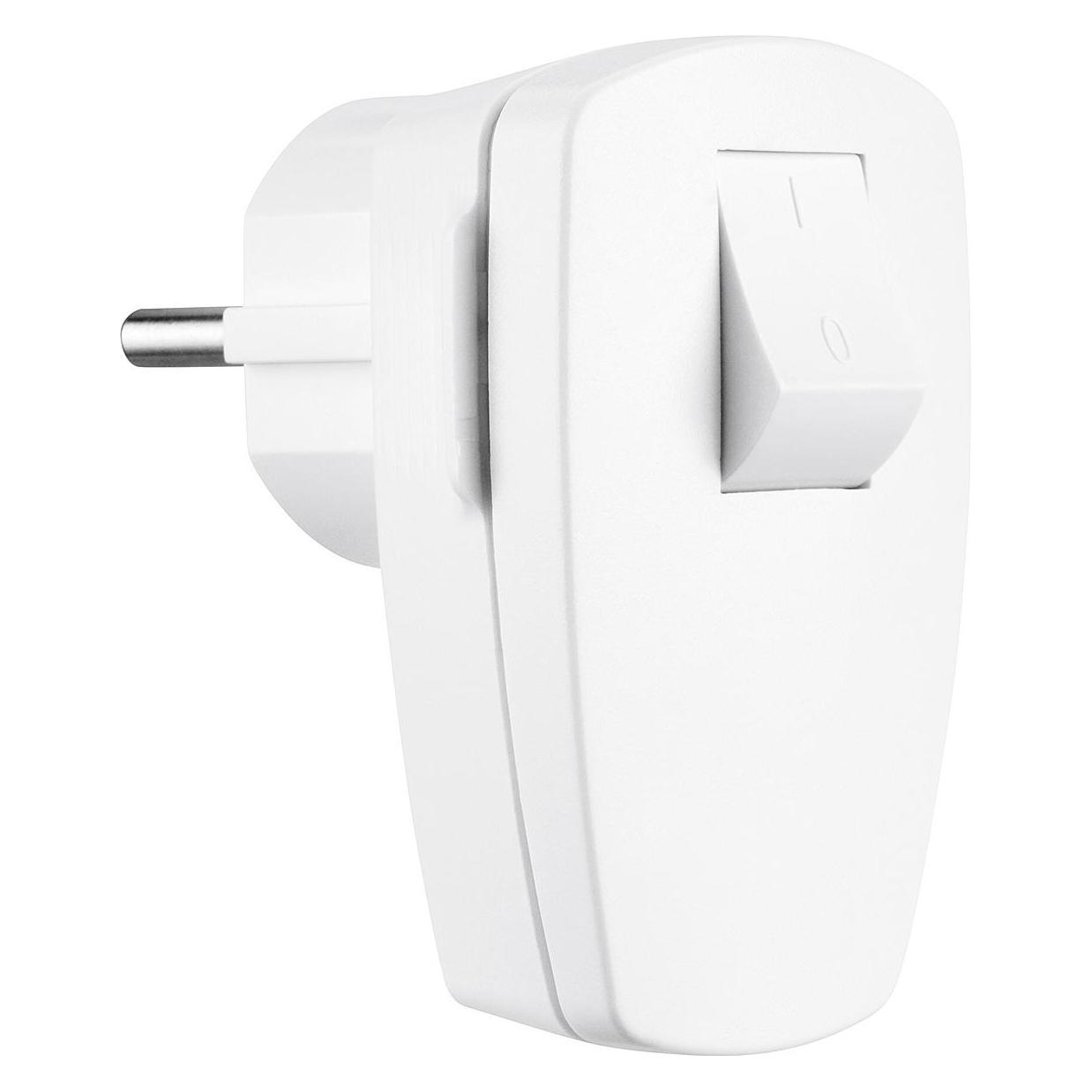 REV 0512100777 Schutzkontakt-Winkelstecker Kunststoff mit Schalter 250 V Weiss IP (0512100777)