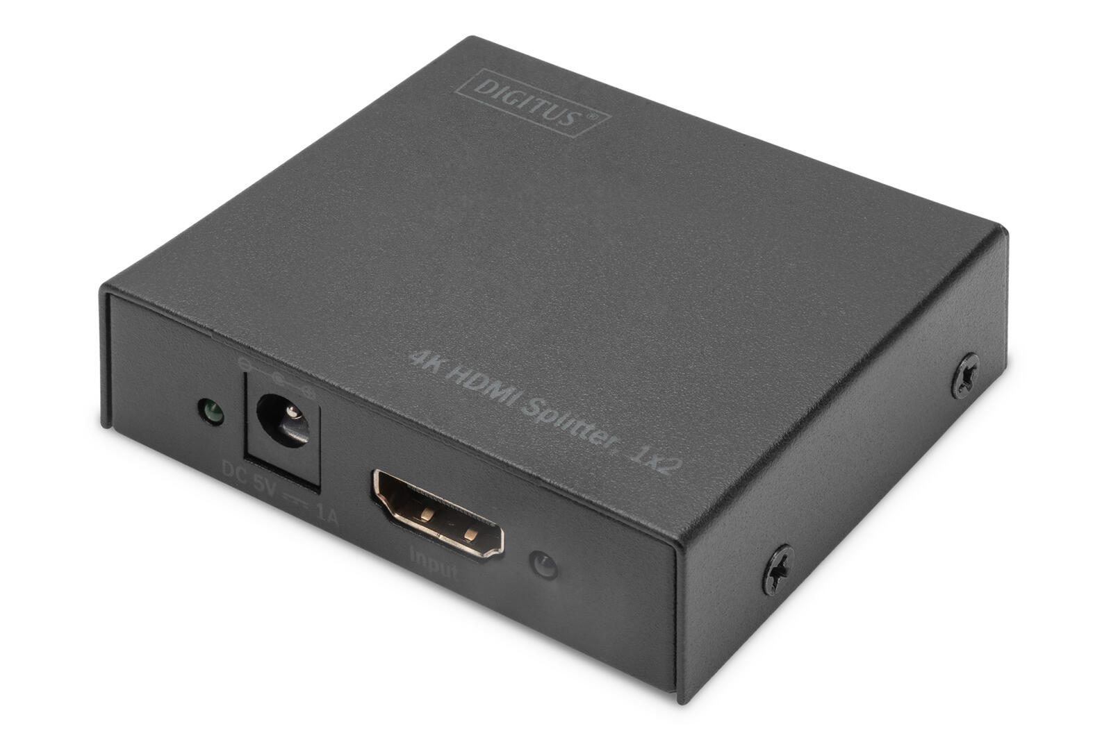 Digitus 4K HDMI Splitter 1x2, unterstützt 4K2K,3D Videoformat, schwarz DS-46304