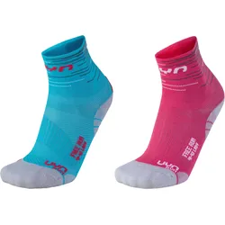 UYN LADY FREE RUN SOCKS - Runningsocken Laufsocken für Damen - 35/36 K019 (turqo...