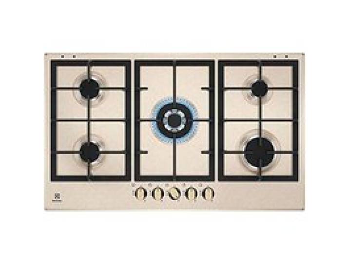 Table de cuisson gaz Electrolux KGS 9536 RS - 5 brûleurs - Grilles en fonte - Sécurité sûre