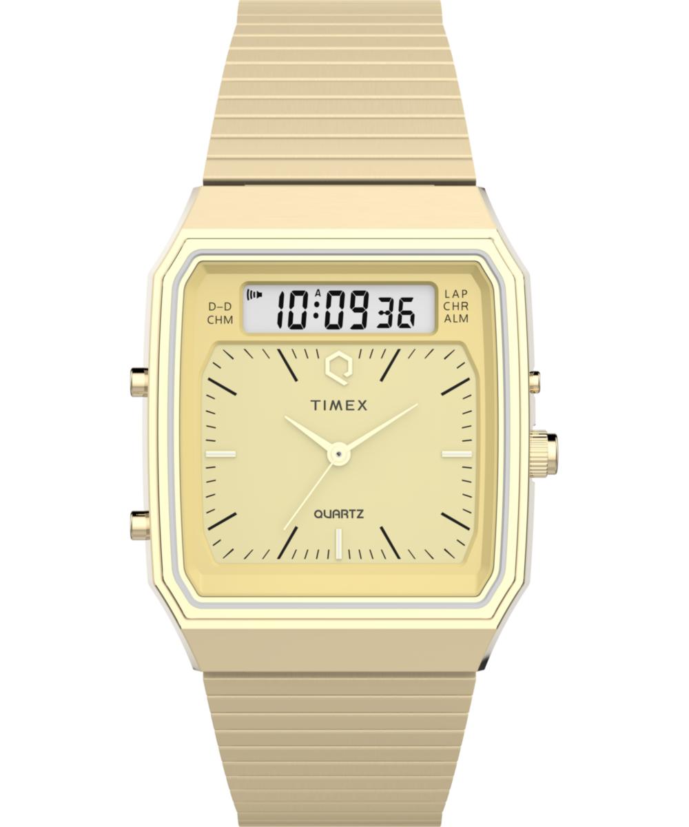 Timex Q Timex Heruitgave Heren Gouden Horloge TW2Y06000
