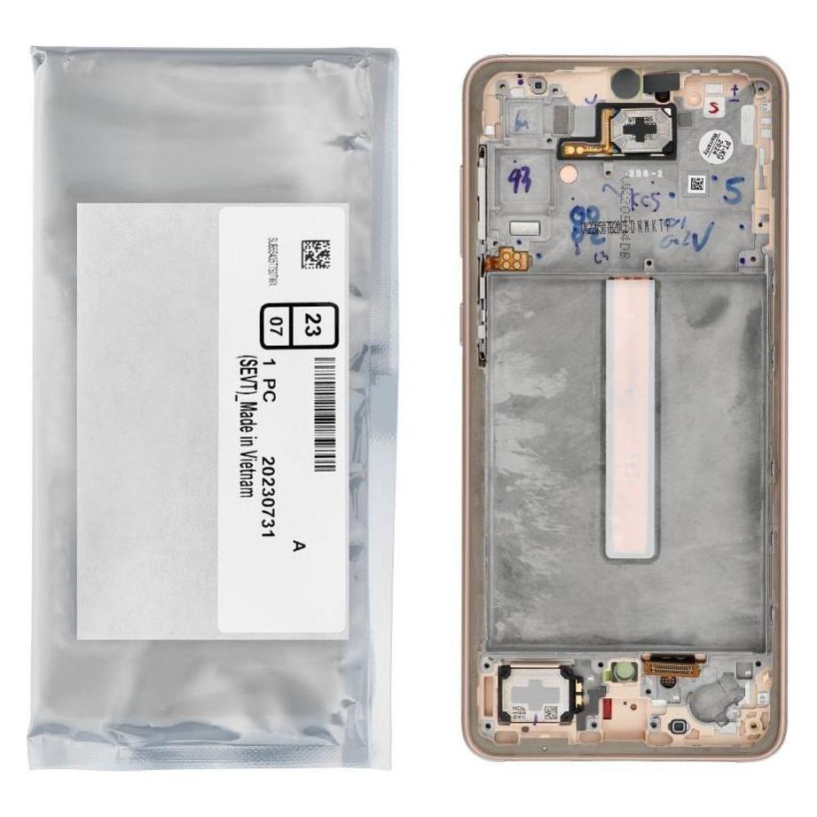 Samsung LCD display! ServicePack LCD Display A33 5G A336B GH82-28143D Gold (Display) (56665461)