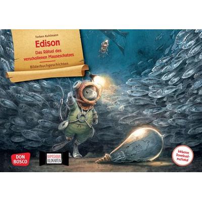 Edison. Das Rätsel des verschollenen Mauseschatzes. Kamishibai Bildkartenset, Set von Torben Kuhlmann, Don Bosco