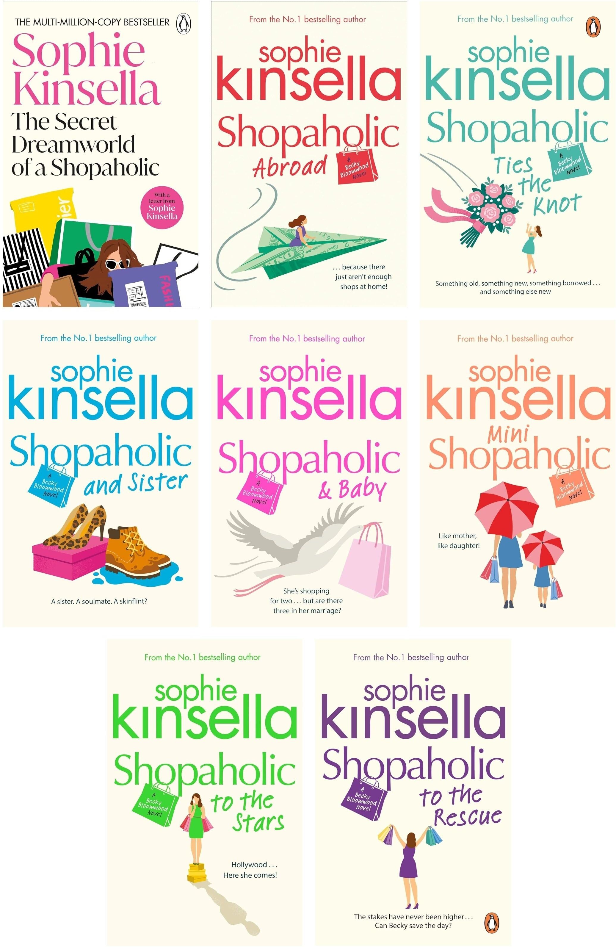 Black Swan Becky Bloomwood Shopaholic Series 8 Books Collection Set by Sophie Kinsella (Books 1-8)   Romantic Comedy Fiction
