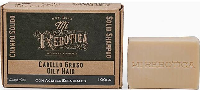MI REBOTICA Champú Sólido Cabello Graso 100 g