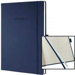 SIGEL Conceptum® Notizbuch ca. DIN A4 kariert, 194 Seiten