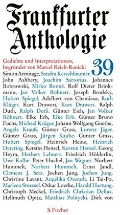 Hubert Spiegel - Frankfurter Anthologie: Neununddreißigster Band Gedichte und Interpretationen Begründet von Marcel Reich-Ranicki - Preis vom 10.10.2026 11:48:34 h