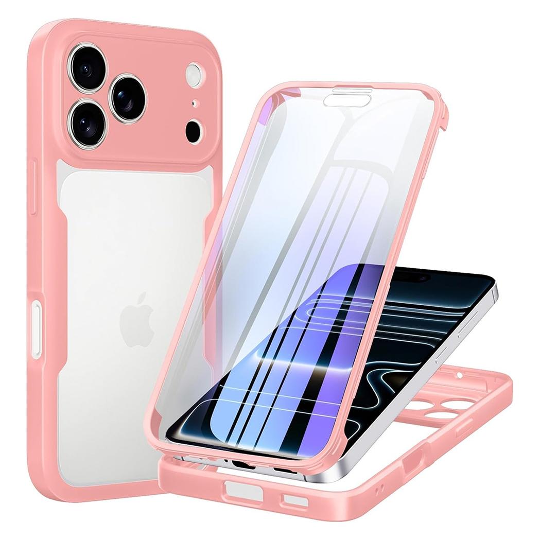Techsuit - ColorVerse 360 Series + Screen Protector - iPhone 18 Pro Max / iPhone 17 Pro Max - Pink (Apple iPhone 17 Pro Max, Apple iPhone 18 Pro Max) (72060037)