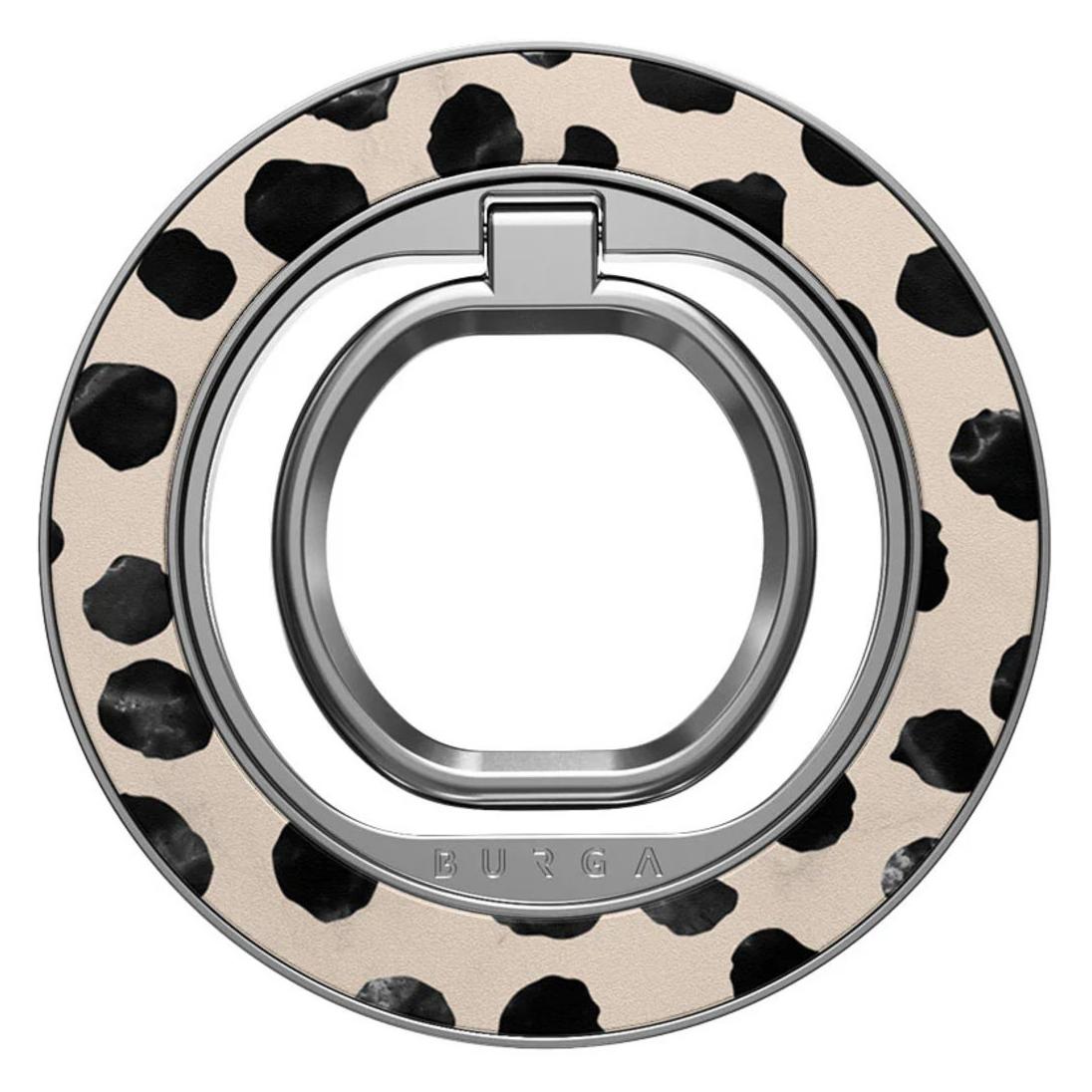 Burga MagSafe Ring Holder Silver - Almond Latte (FA_01MR_MAGNETIC_RING_SILVER)