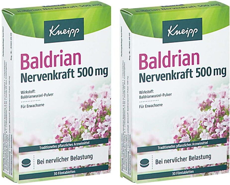 Kneipp Baldrian Nervenkraft 500 Mg Filmtabletten 2x30stk