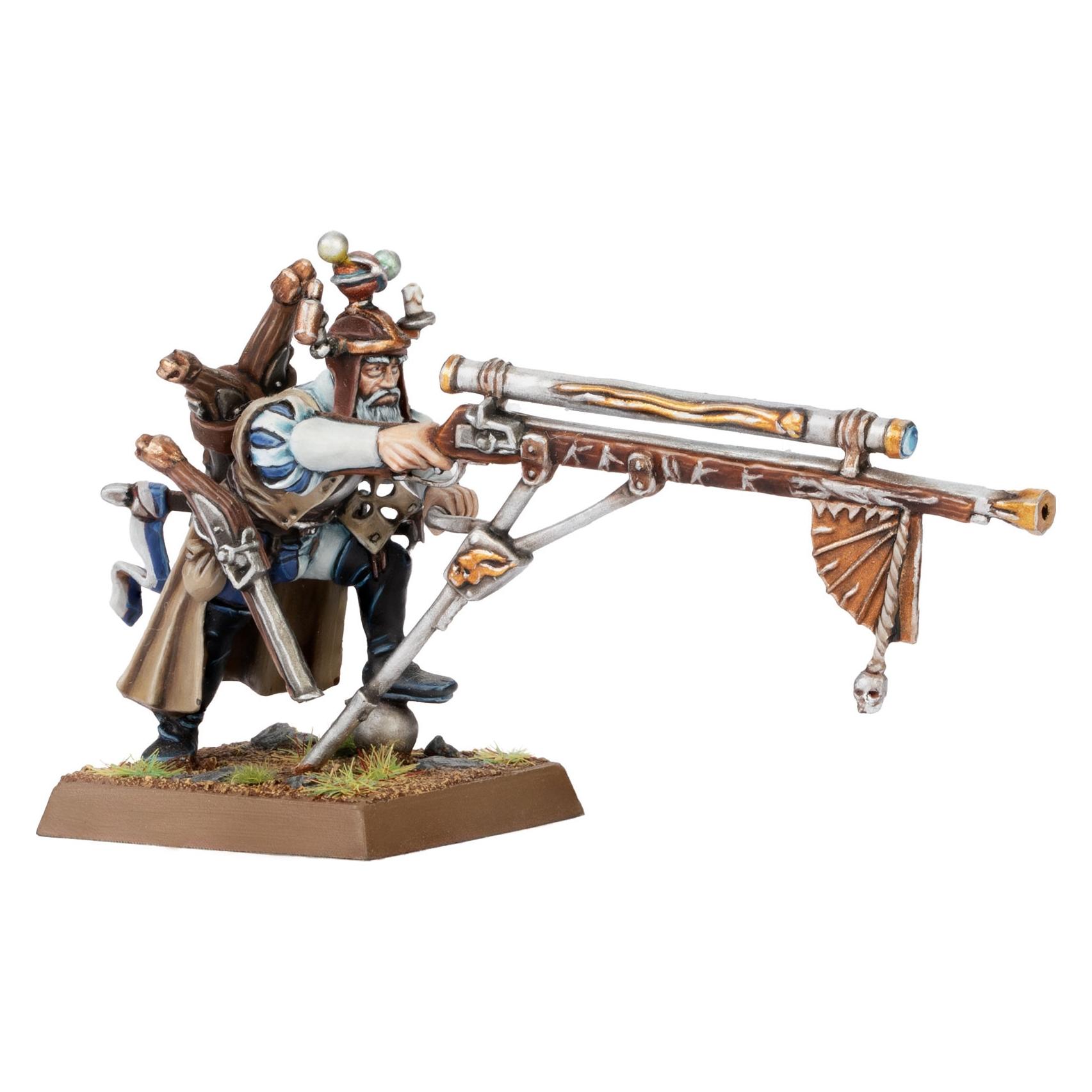 Games Workshop Warhammer ToW - Empire de L'Homme : Ingenieur de L'Empire avec Long Fusil du Hochland (Kunststoff) (99122702006)