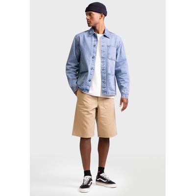 Funktionsjacke REDEFINED REBEL "Redefined Rebel Jacket RRBen Jacket Denim REGULAR FIT", Herren, Gr. S, light blau, 100% Cotton, normal, Jacken Funktionsjacke