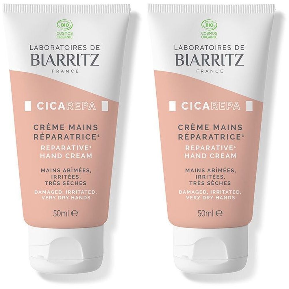 Laboratoires DE Biarritz Crème Mains Réparatrice Cica Repa - réparatrice pour les ma 2x50 ml Hautcreme