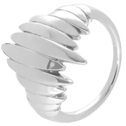 trendor 68368 Damen-Ring Silber 925 Design-Ring, 54/17,2